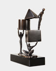 Bouwstenen (kunstpakket, verbronsd)